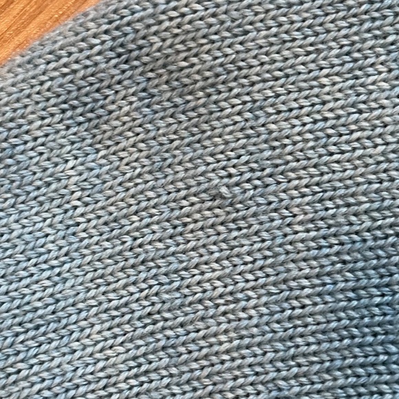 Eileen Fisher Soft Blue Merino Wool Open Cardigan - Picture 11 of 11